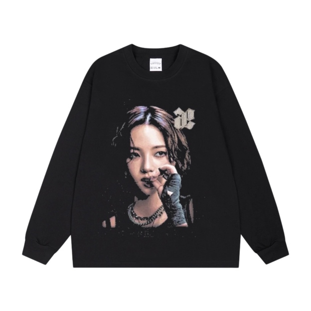 AESPA Custom Member Printed Retro Washed T-Shirt