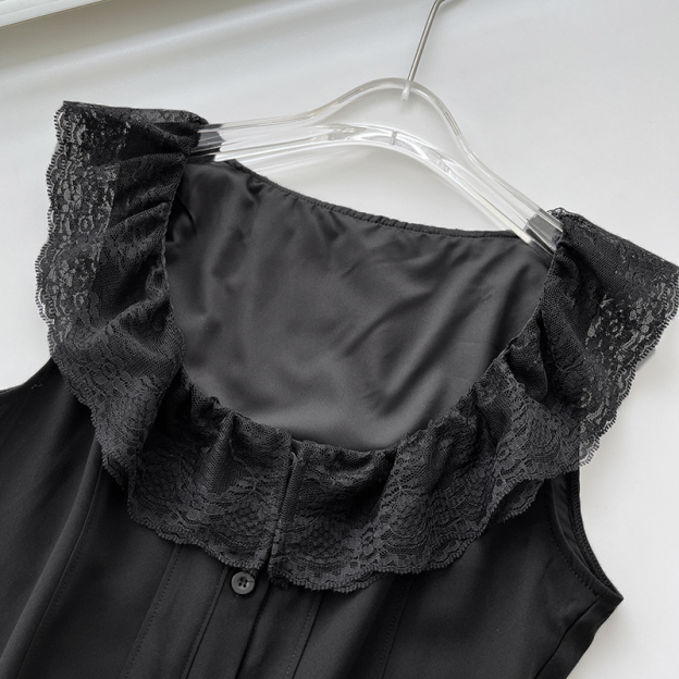 Lace Camisole Vest Low Waist Fishtail Half Skirt Set-Twice Nayeon