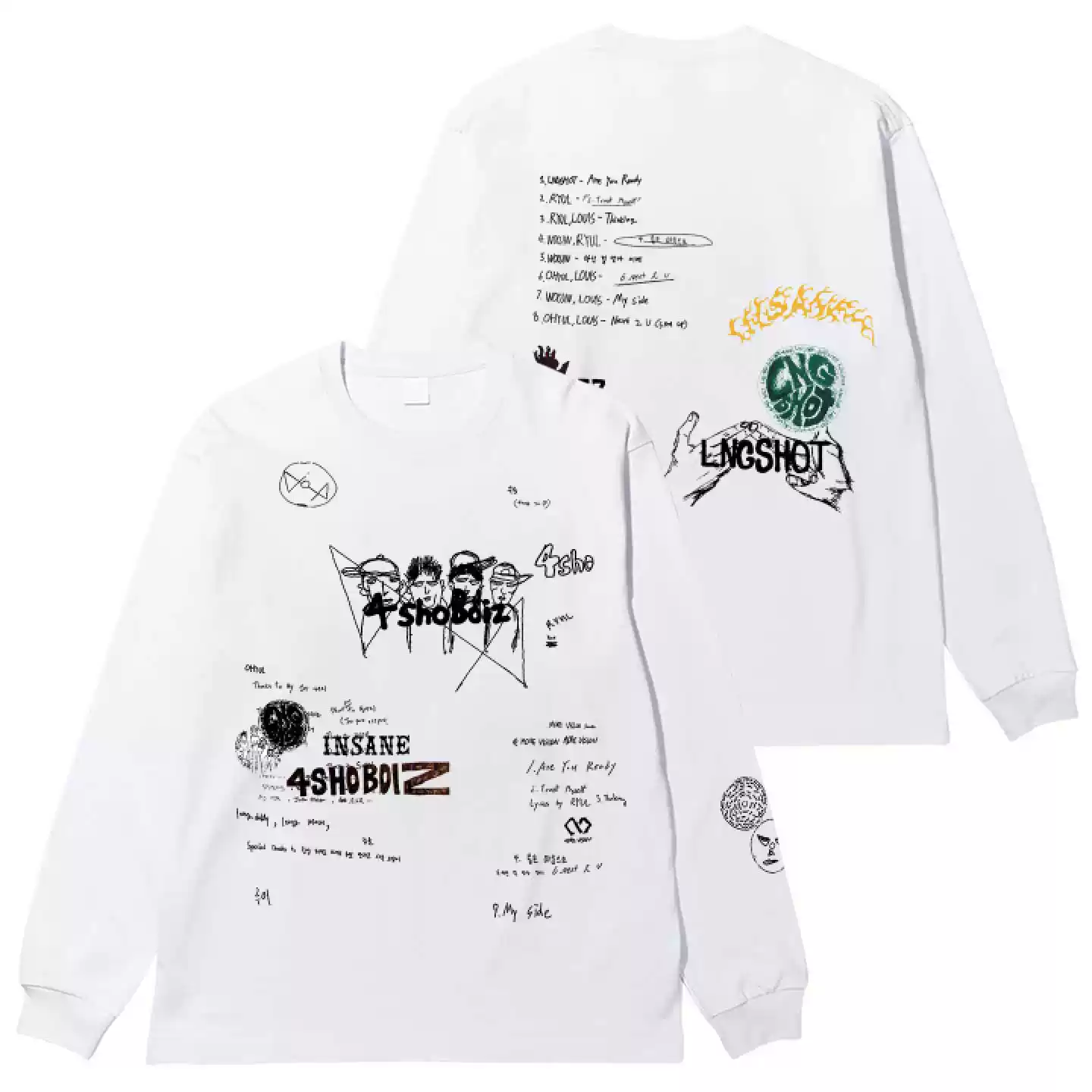 Lngshot x Insane Merch Inspired Logo T-shirt