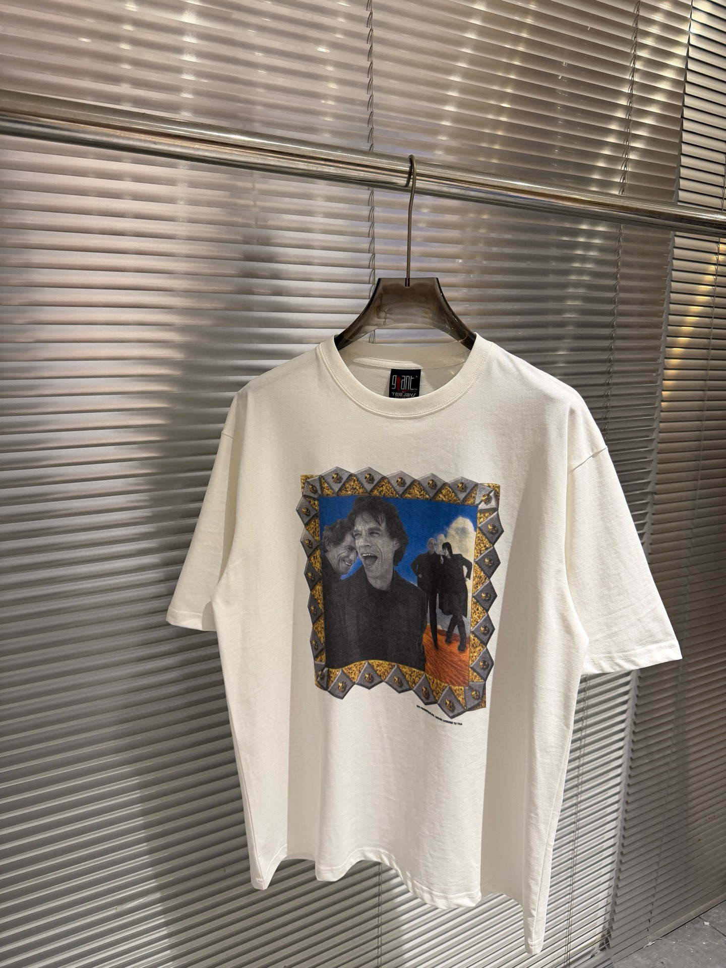 Cortis Martin Inspired The Rolling Stones Retro Band Print Tee