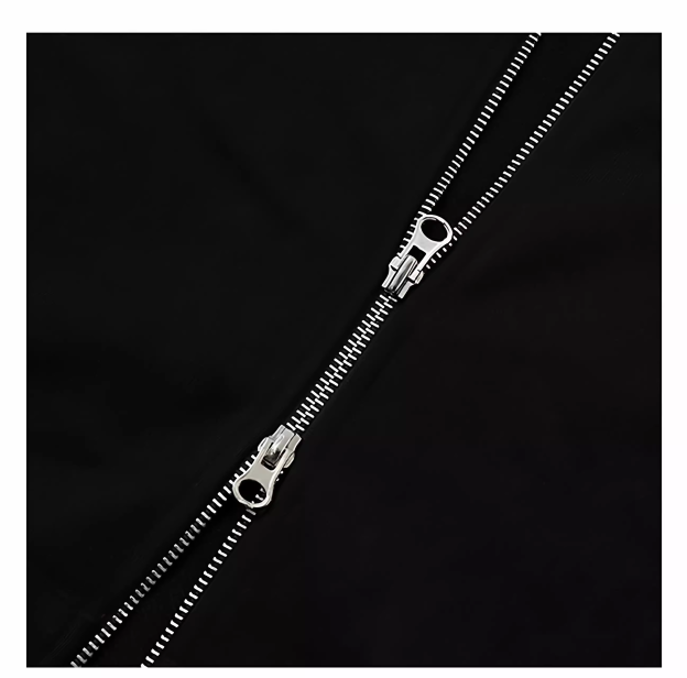 Enhypen Niki Inspired Black Full-Zip Hoodie