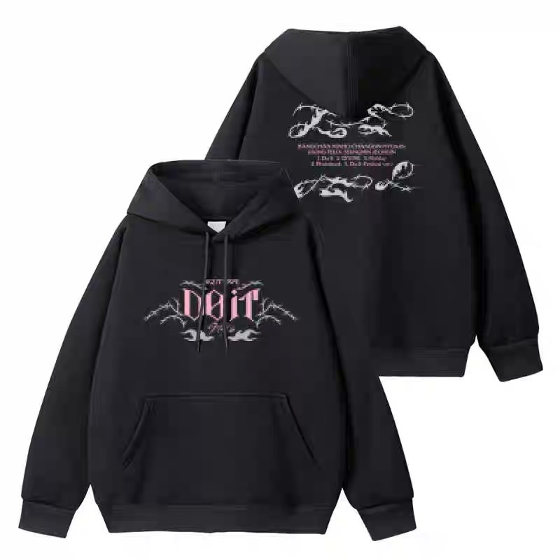 Straykids DOIT Merch Inspired Zip-up Hoodie