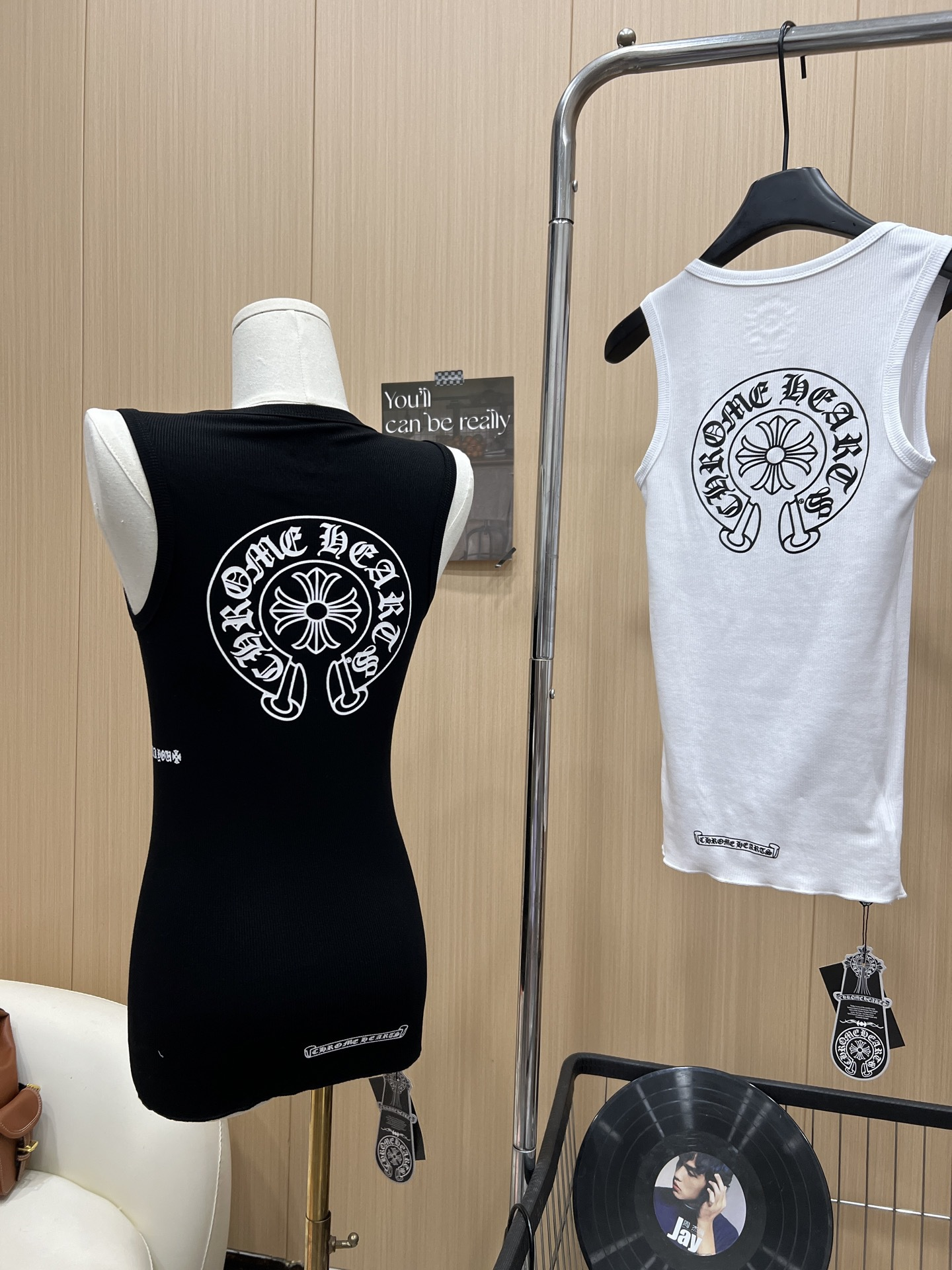 Aespa Karina Inspired Chrome Hearts Style Tank Top