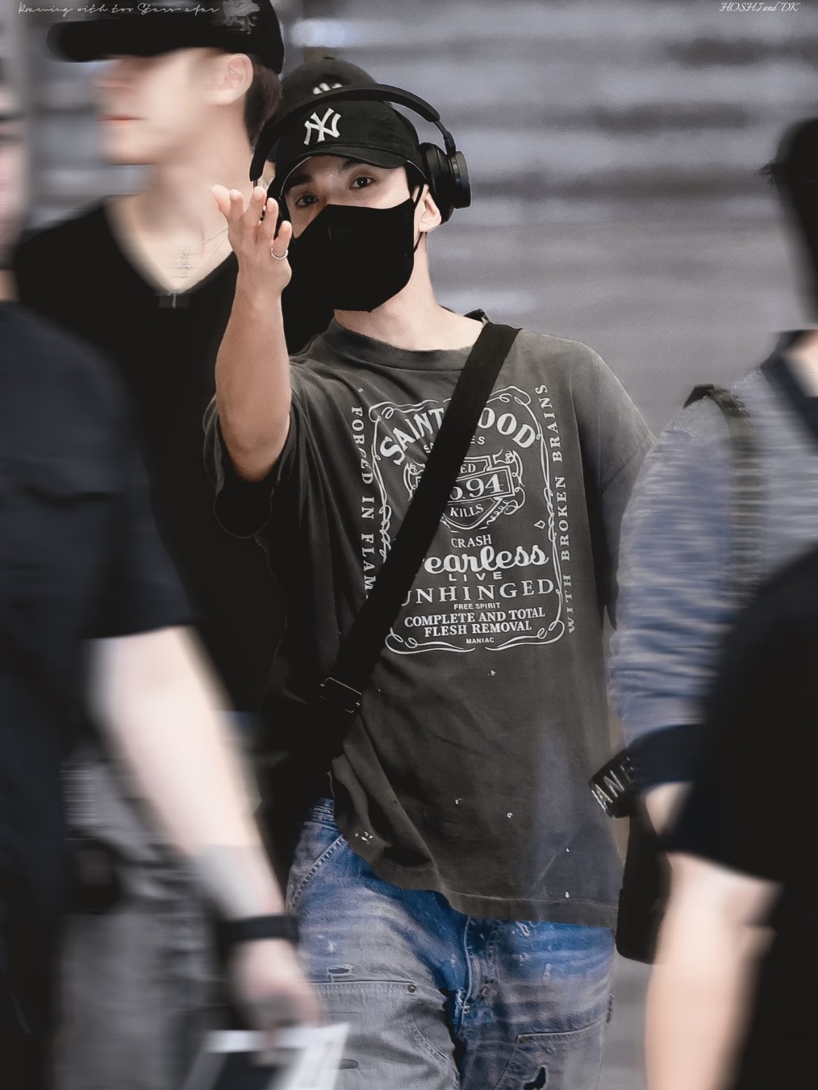 SEVENTEEN DK Inspired Washed Distressed Tee