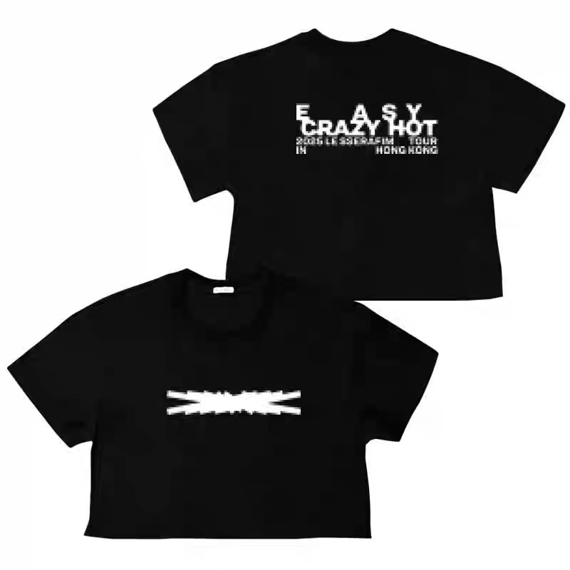 LE SSERAFIM TOUR EasyCrazyHot Merch Inspired Tee