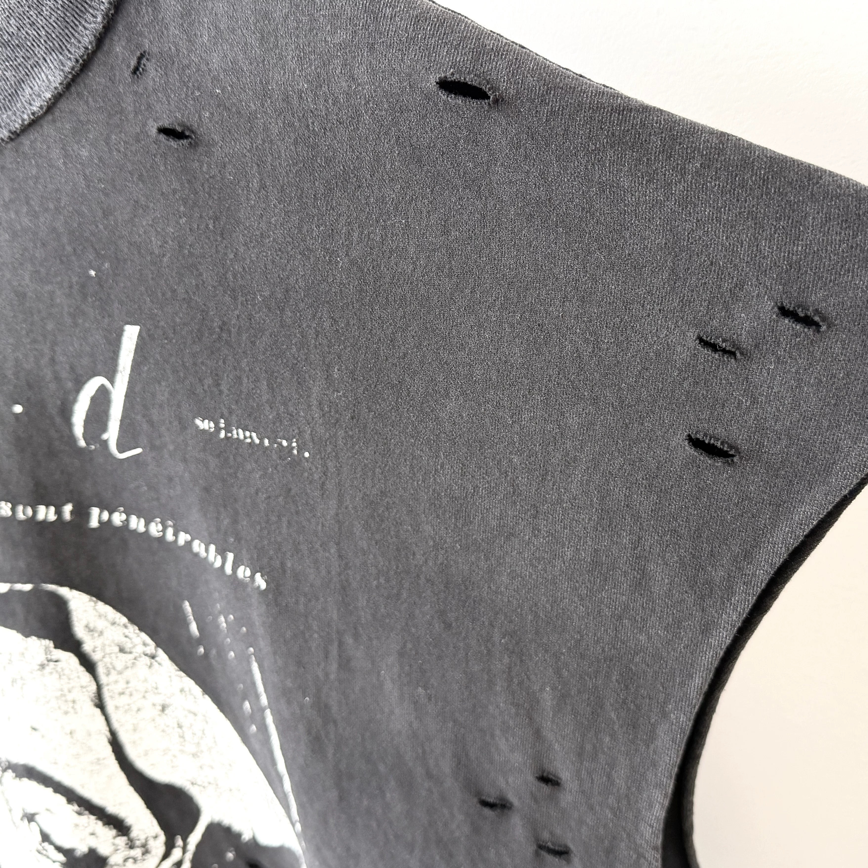 Enhypen Niki Inspired ERD Nun Print Distressed Cropped Sleeveless Tank Top-NI-KI