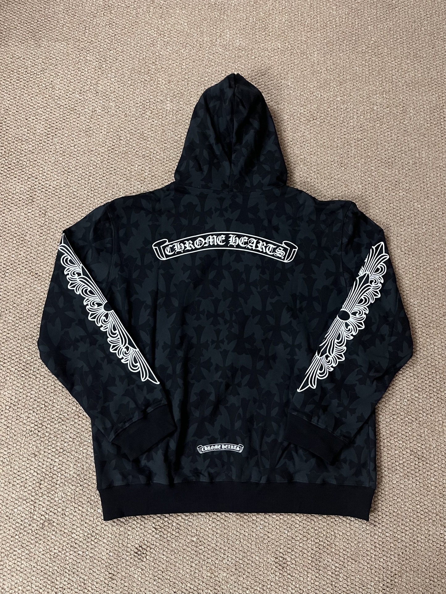 Enhypen Niki&Heeseung Inspired Cross Pattern Zip-up Hoodie