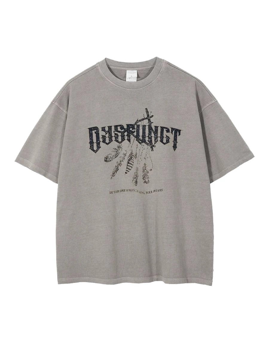 Lngshot Louis inspired dream catcher pigment print tshirt