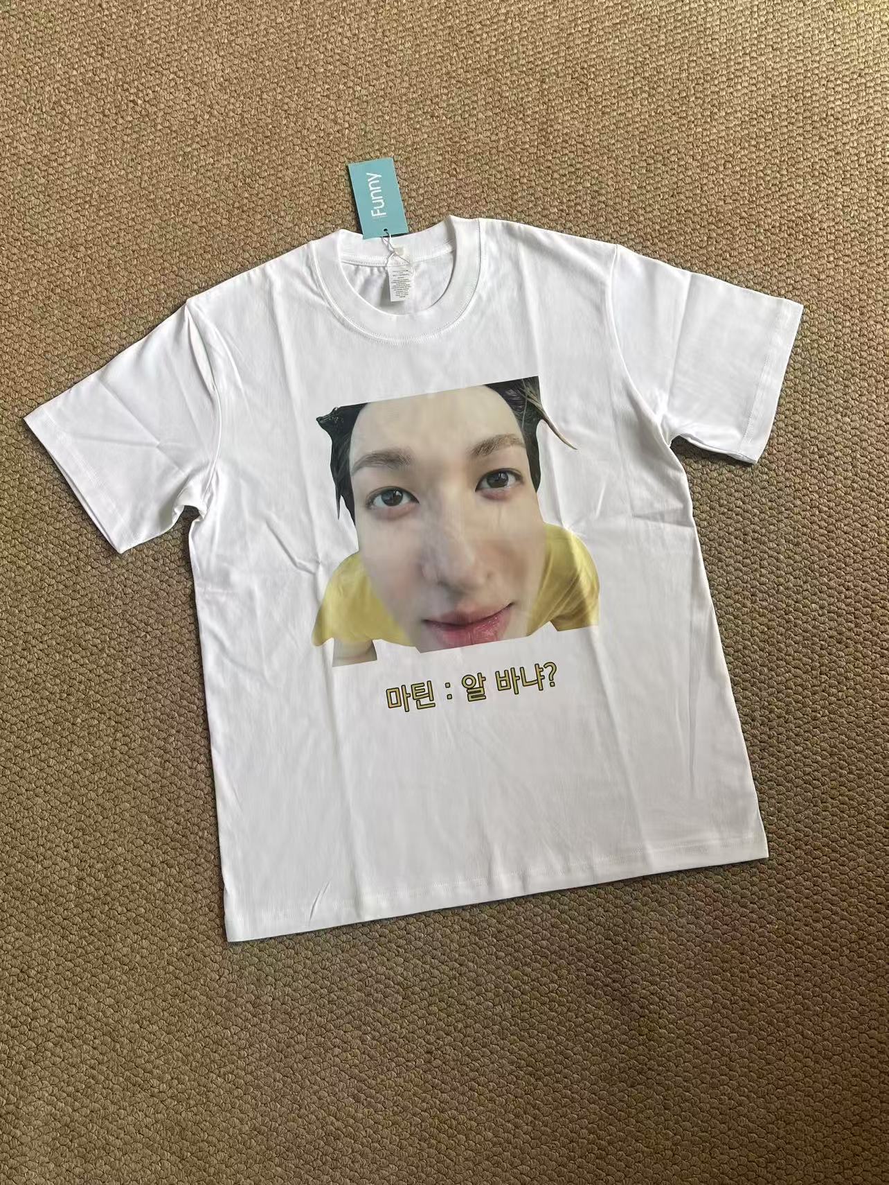 CORTIS 1st Anniversary Reality Show T-Shirt - Funny Member Face Cotton Tee