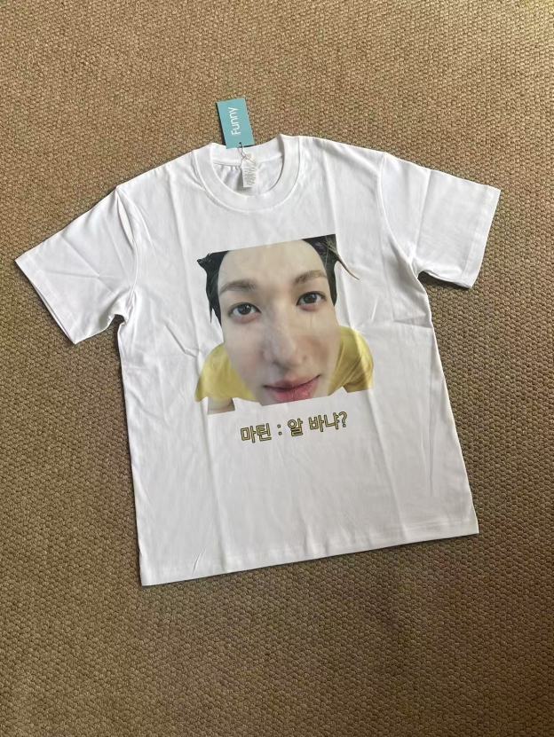 CORTIS 1st Anniversary Reality Show T-Shirt - Funny Member Face Cotton Tee