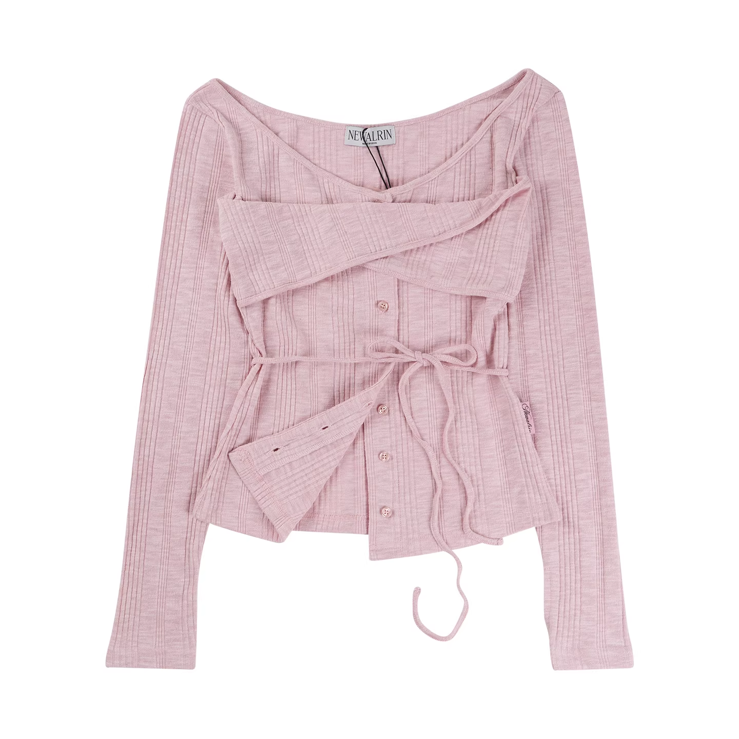 BabyMonster Ahyeon Inspired Long Sleeve Slim Fit Cardigan