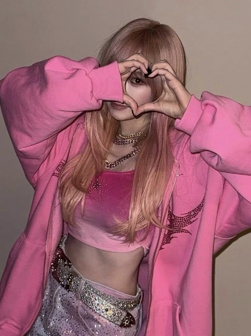 Aespa Pink Hoodie-AESPA