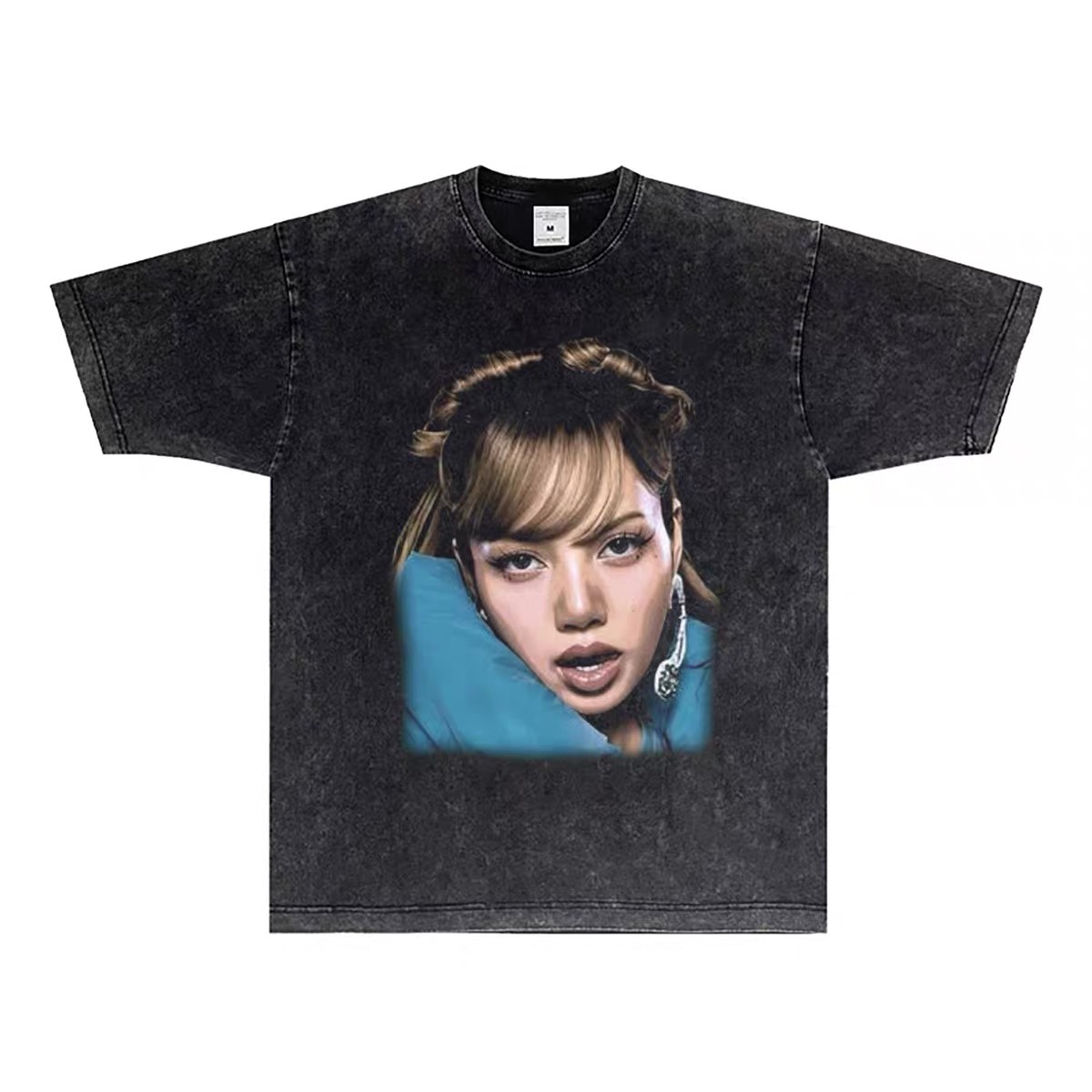 Blackpink Custom Member Printed Retro Washed T-Shirt