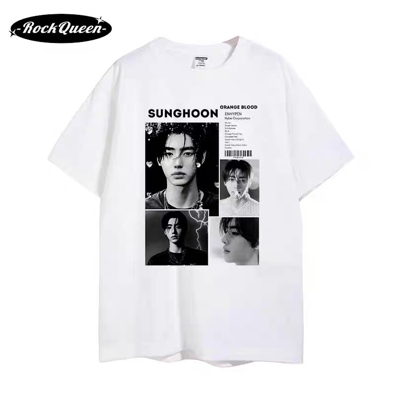 Enhypen Custom Member Graphic T-Shirt