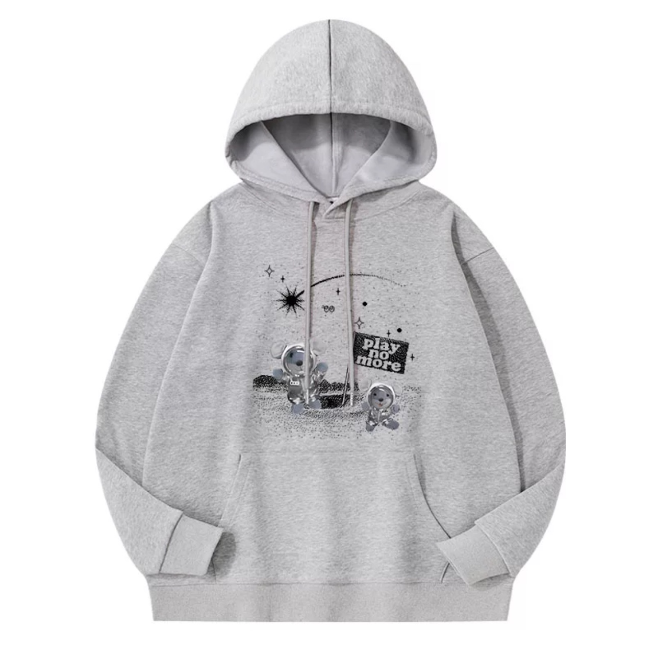 Grey Play No More Hoodie inspired Jun Seventeen