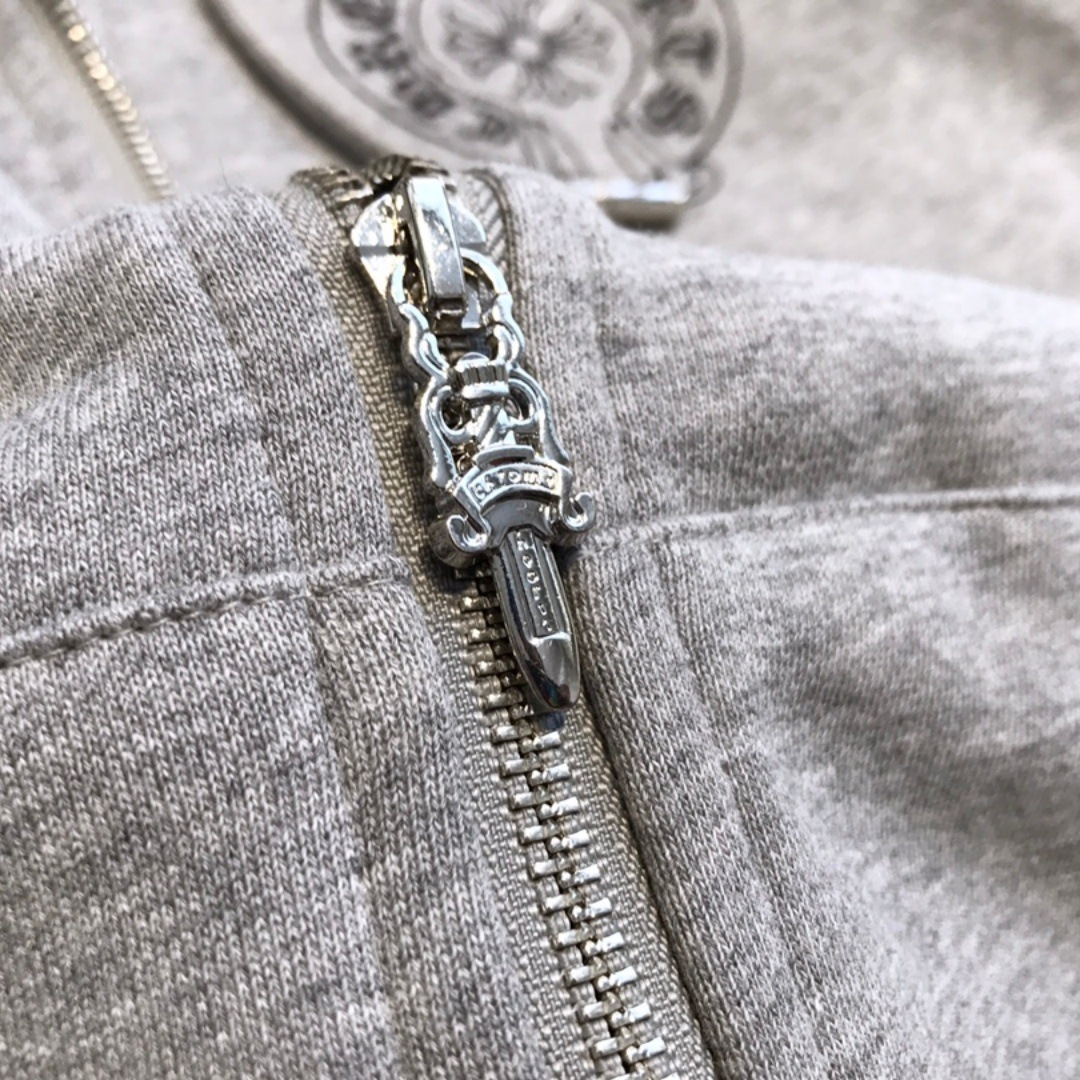 ENHYPEN Niki Inspired Grey Character Print Zip-Up Hoodie