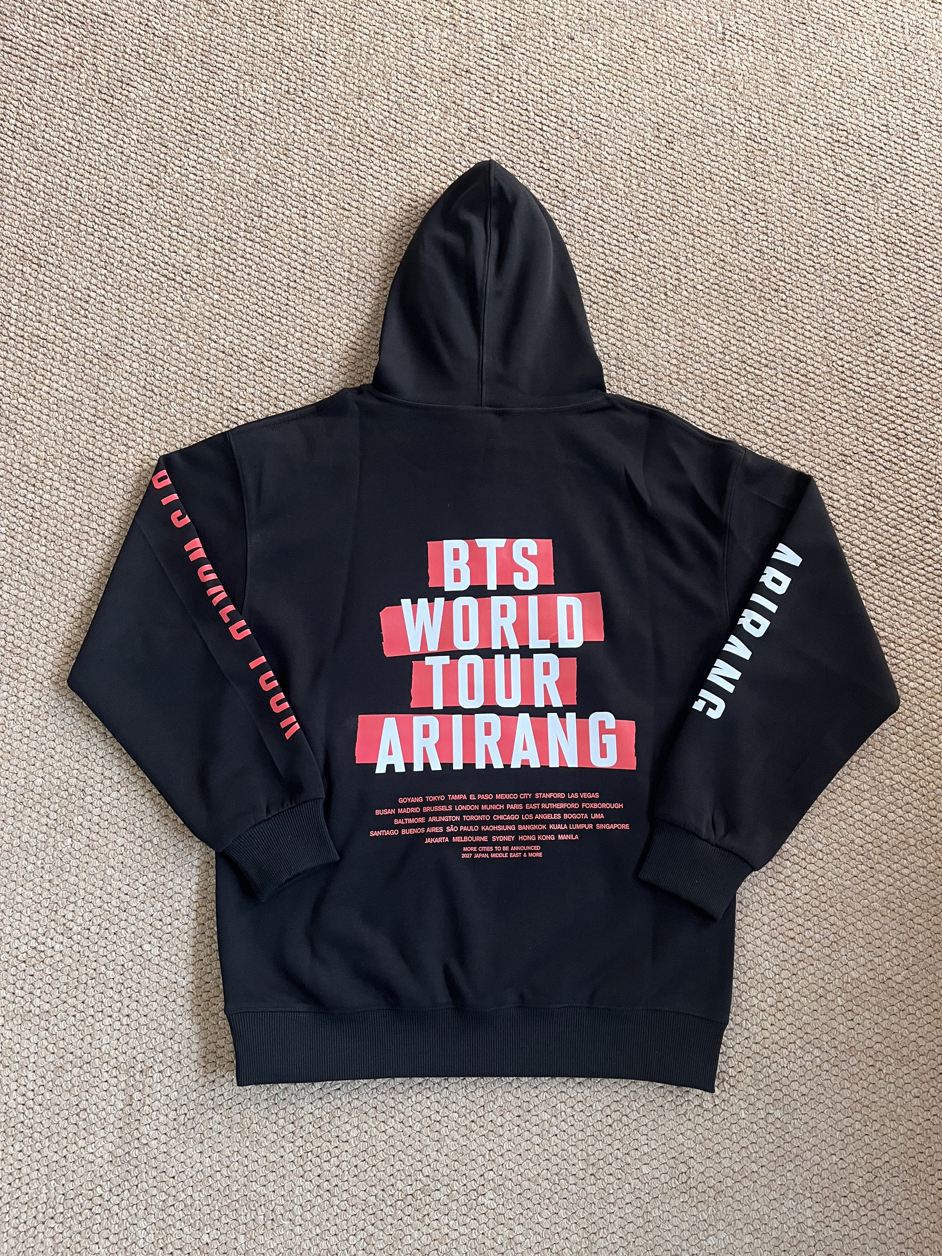 BTS 2026 World Tour ARIRANG Merch Inspired Hoodie Jacket