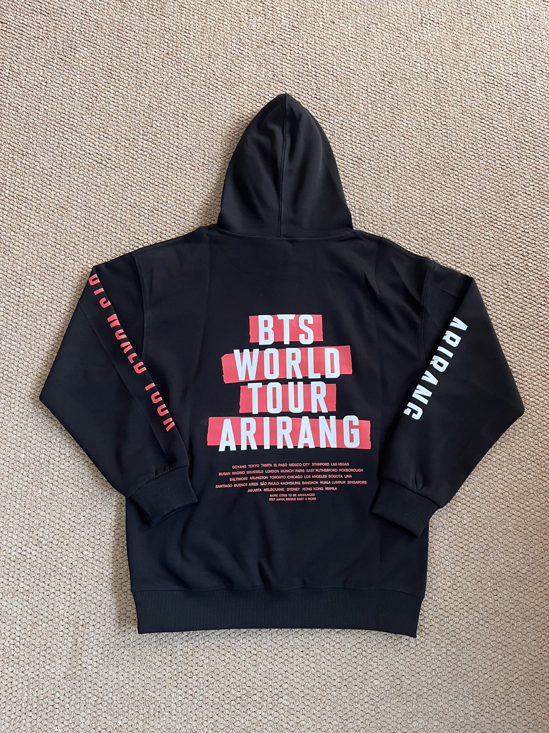BTS 2026 World Tour ARIRANG Merch Inspired Hoodie Jacket