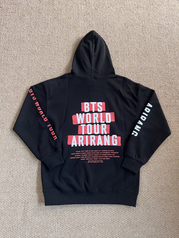 BTS 2026 World Tour ARIRANG Merch Inspired Hoodie Jacket