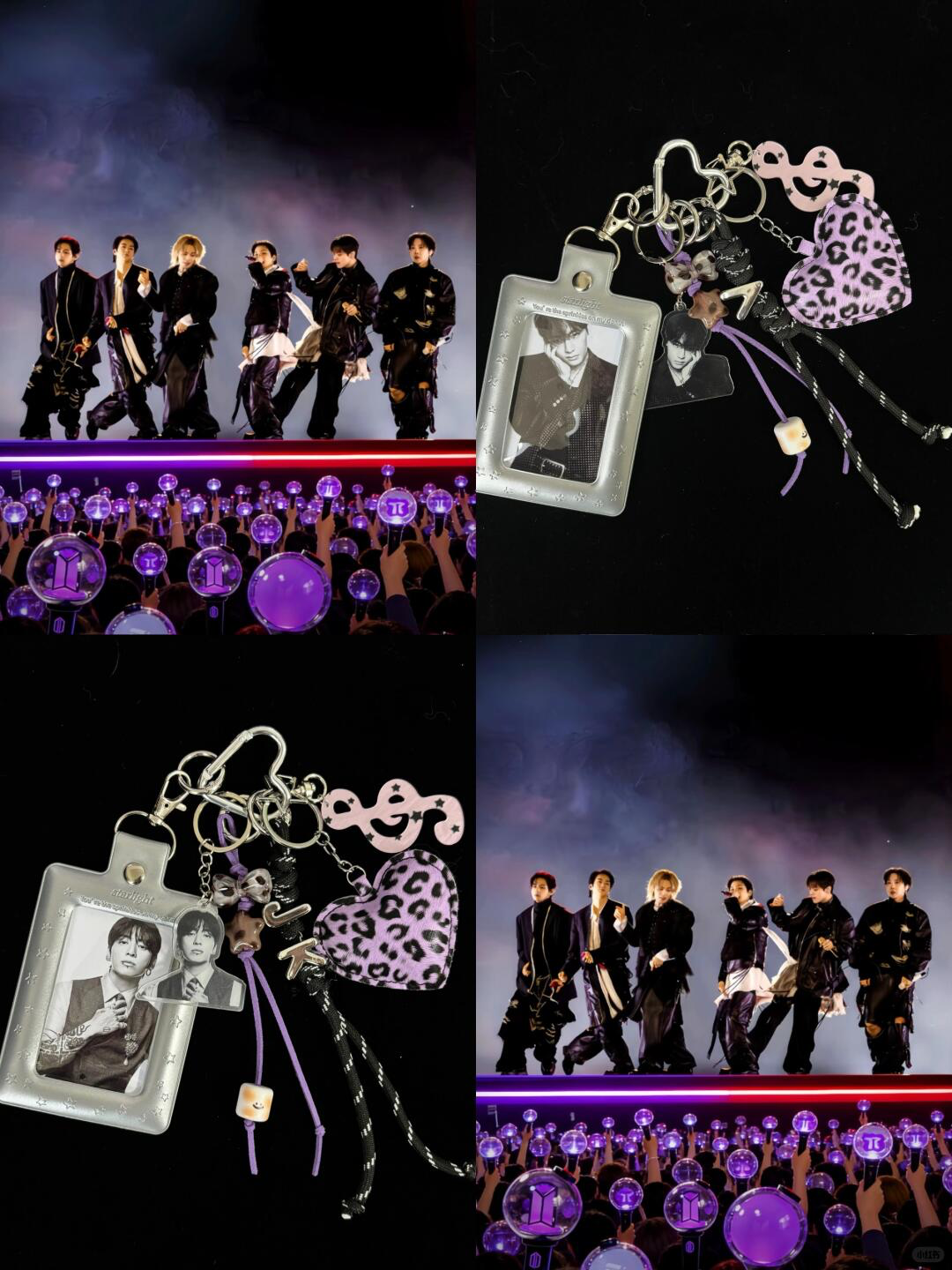 BTS Photocard Holder Keychain Bag Charm