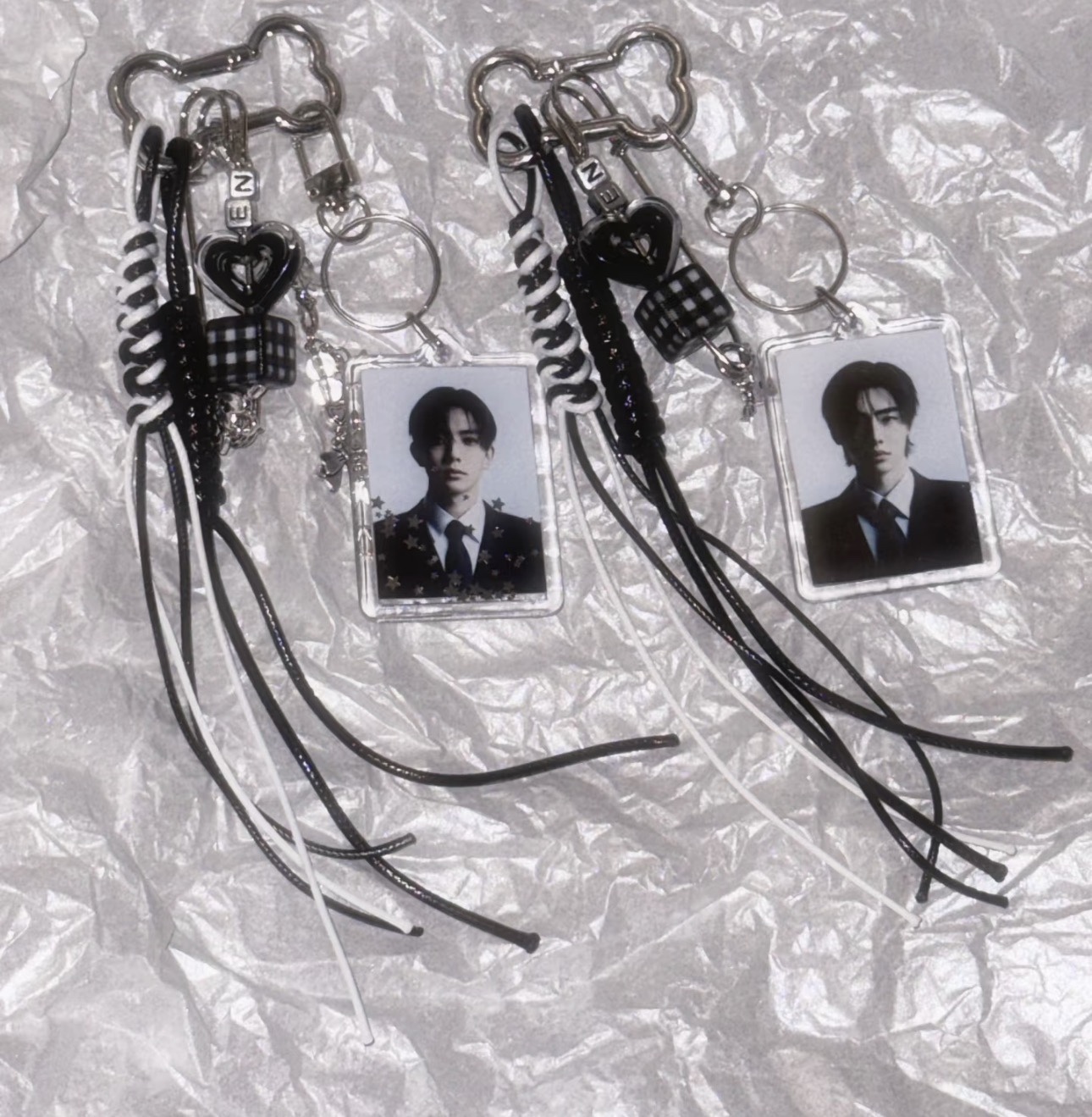 ENHYPEN Member Handmade Acrylic Keychain Bag Charm