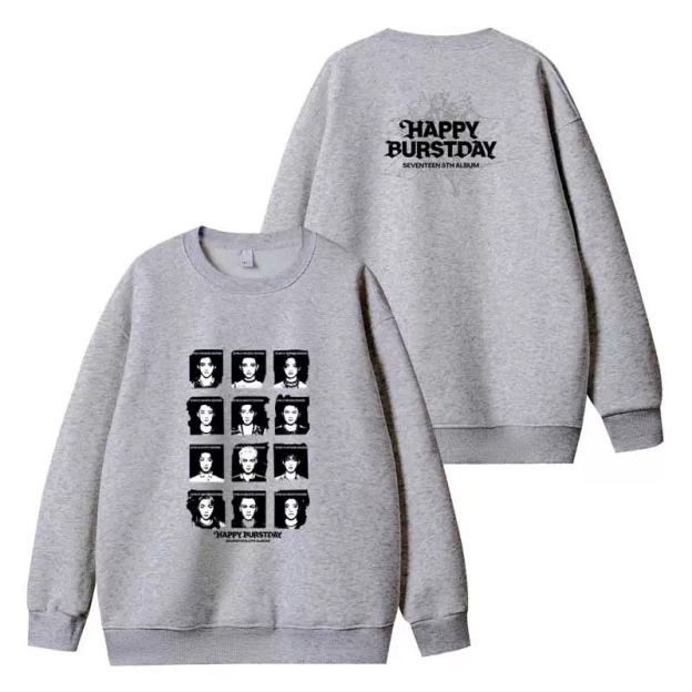 Seventeen HappyBursday album merch inspired hoodie