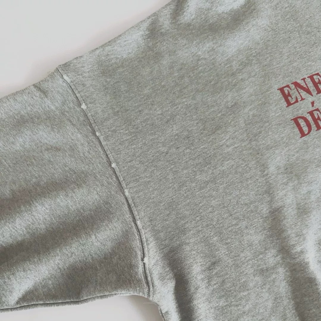 Enhypen Niki Gray Vintage Keywords Distressed inspired Oversized Hoodie