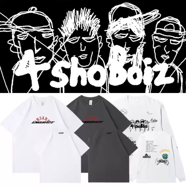 Lngshot x Insane Merch Inspired Logo T-shirt