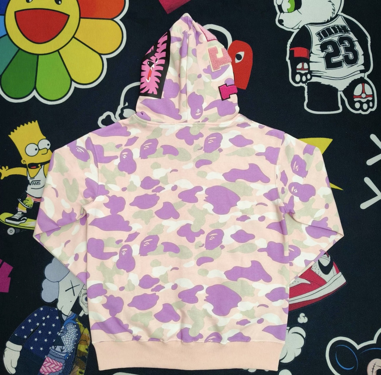 StrayKids LeeKnow BAPE Inspired Bape camo zip-up  hoodie-Stray Kids