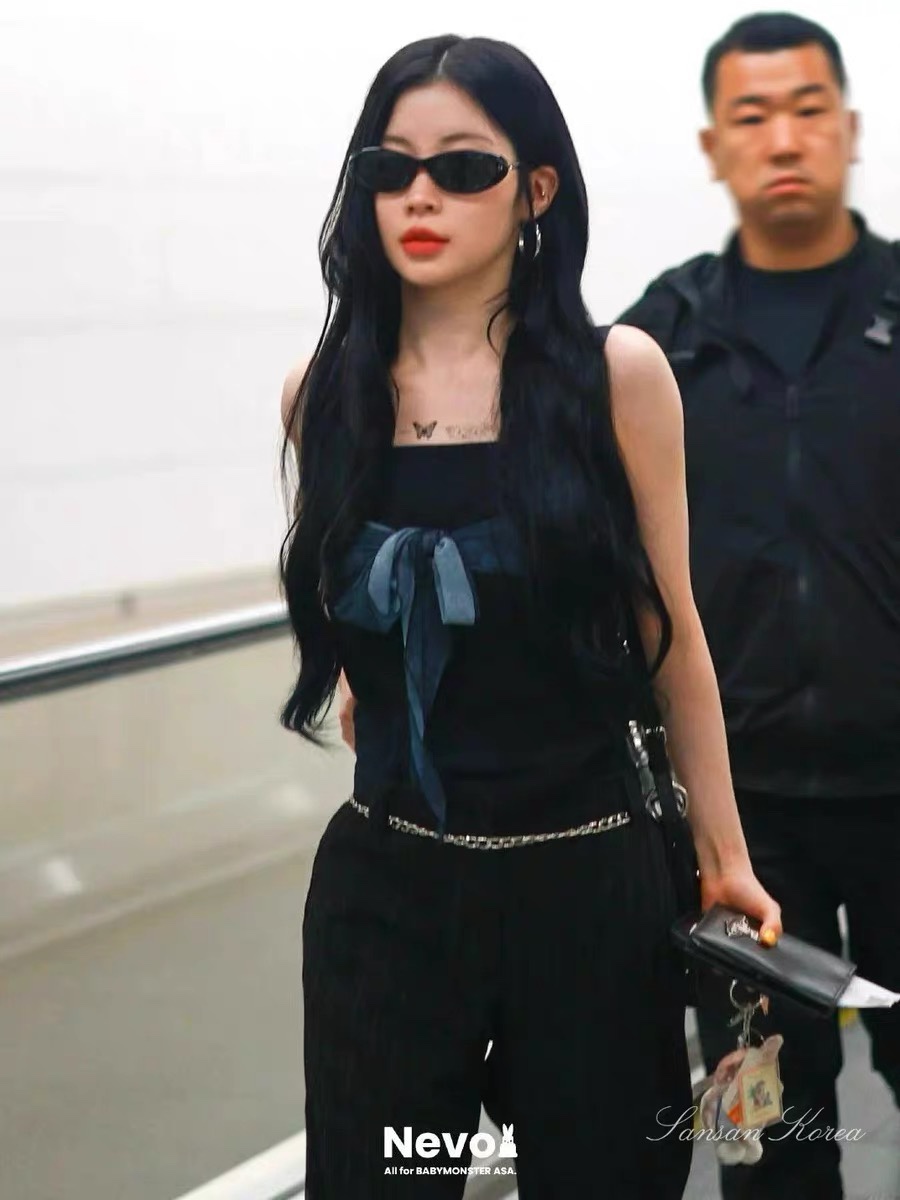 Babymonster ASA Inspired Bow-Tie Baby Top