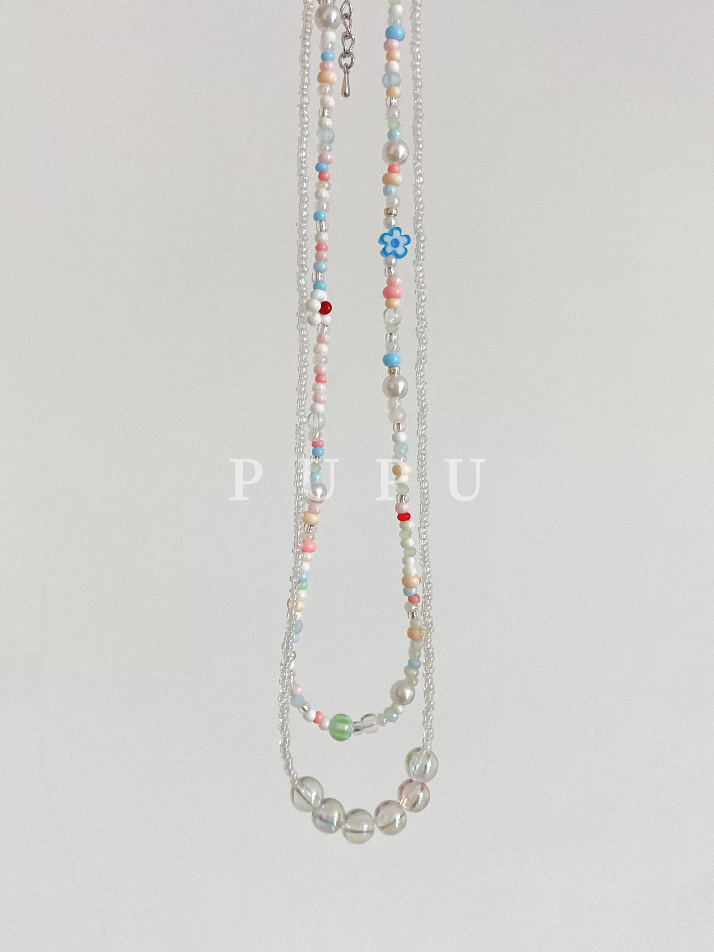 Aespa Ningning Playful Beaded Necklace Set