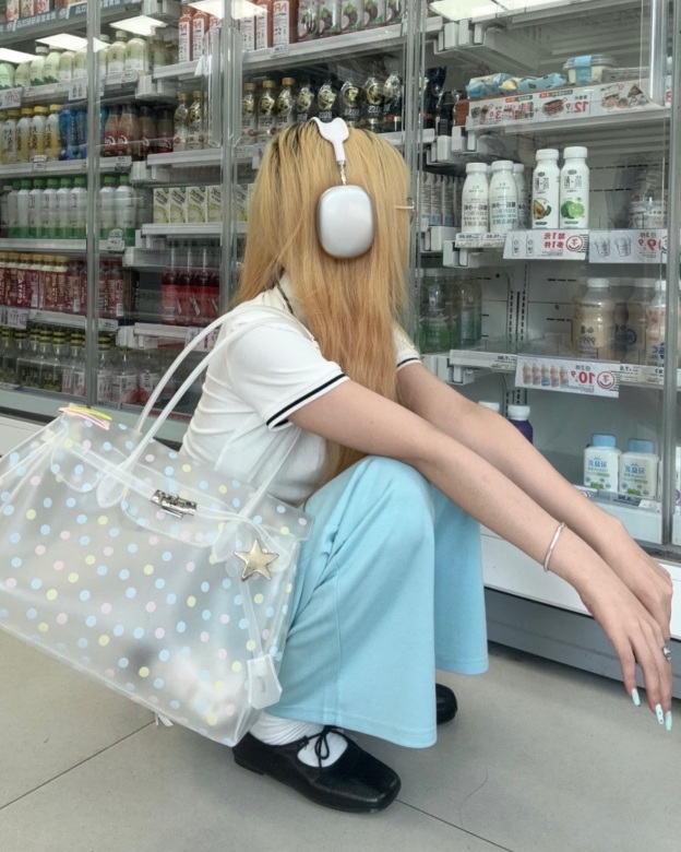 Macaron Polka Dot TPU Jelly Tote Bag jellyfirkin bag