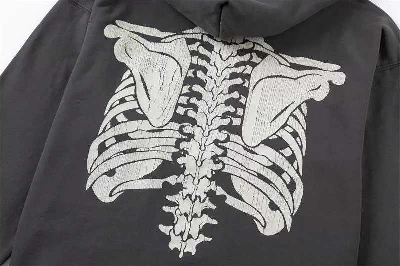 ENHYPEN Niki Inspired Skeleton Graphic Hoodie