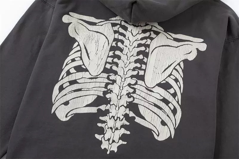 ENHYPEN Niki Inspired Skeleton Graphic Hoodie