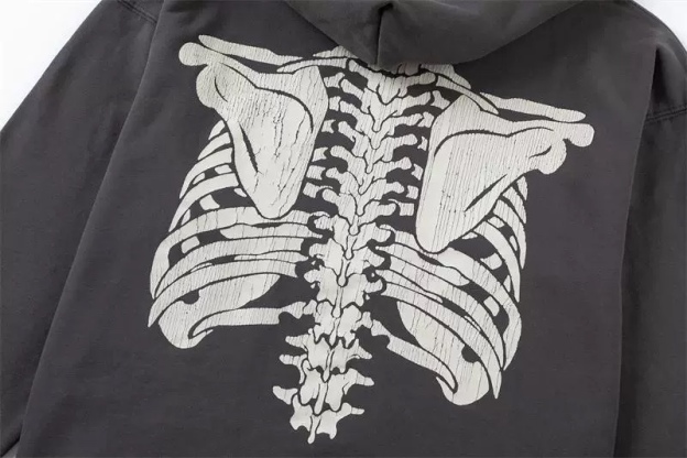 ENHYPEN Niki Inspired Skeleton Graphic Hoodie