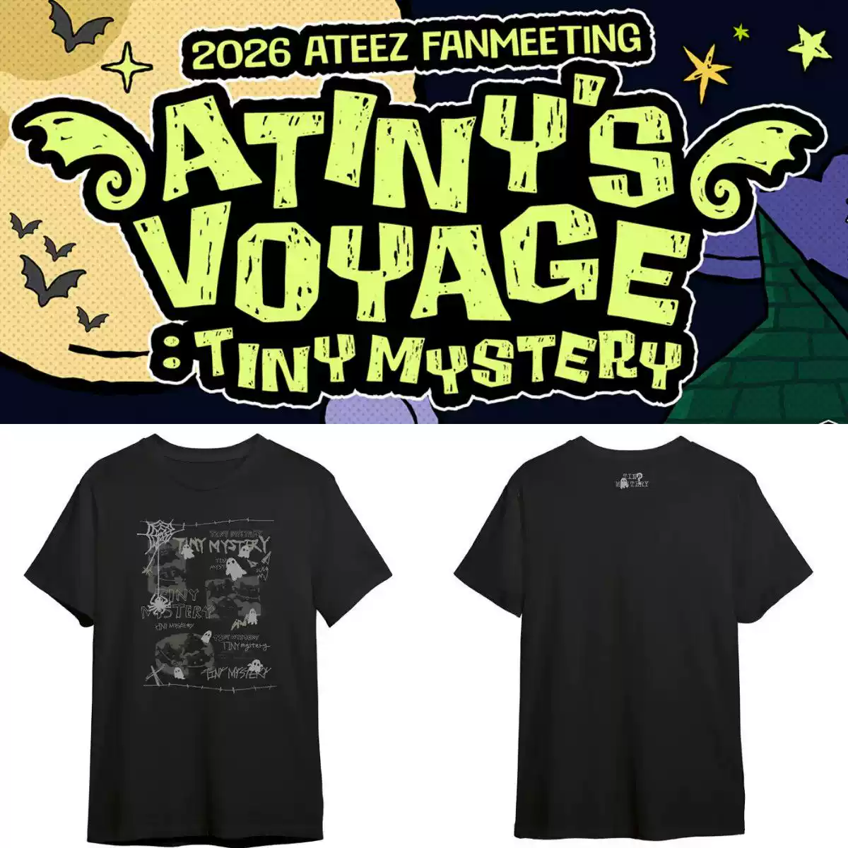  ATEEZ 2026 FANMEETING ATINY'S VOYAGE Merch Inspired T-Shirt