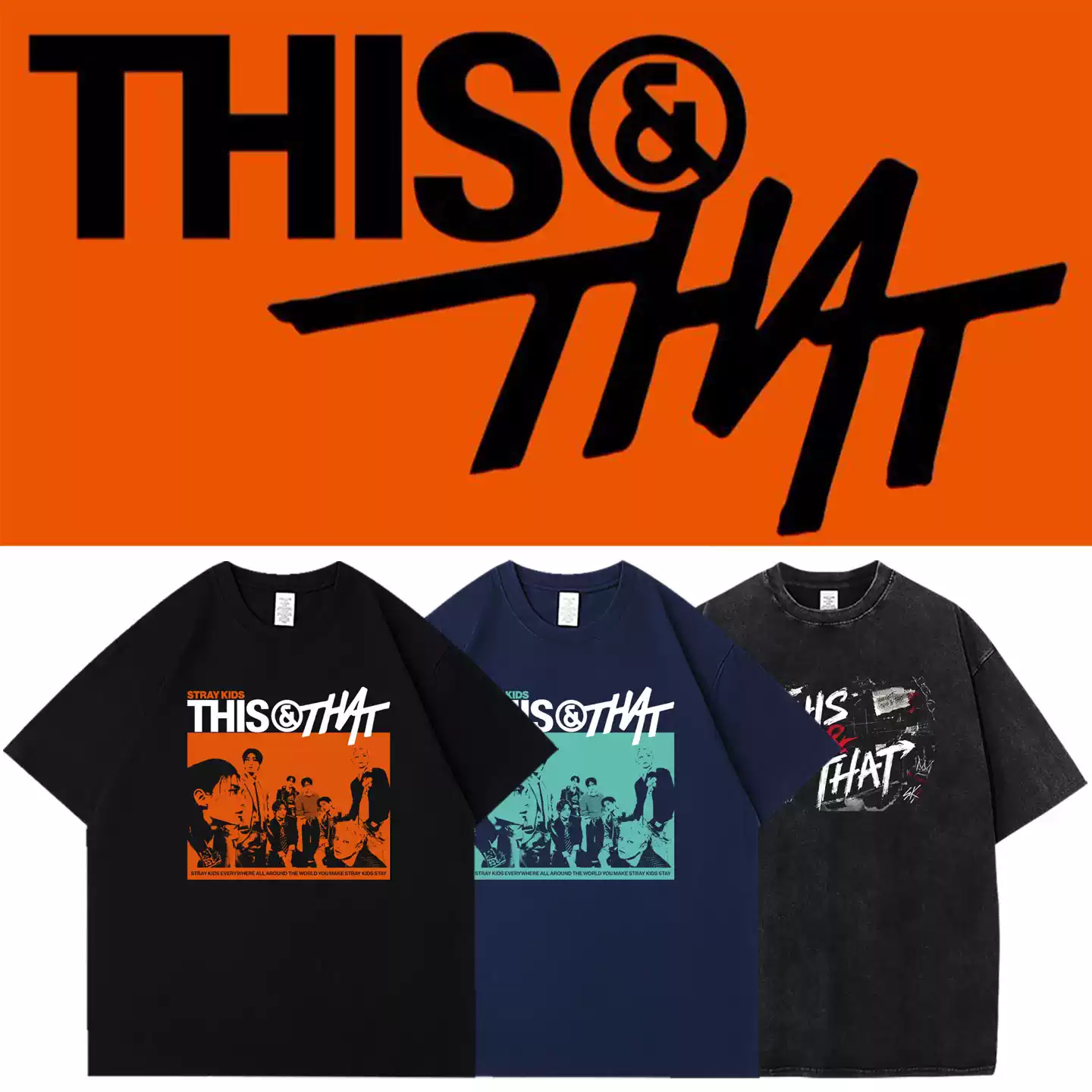 Stray Kids THIS&THAT Merch Inspired T-Shirt-Straykids