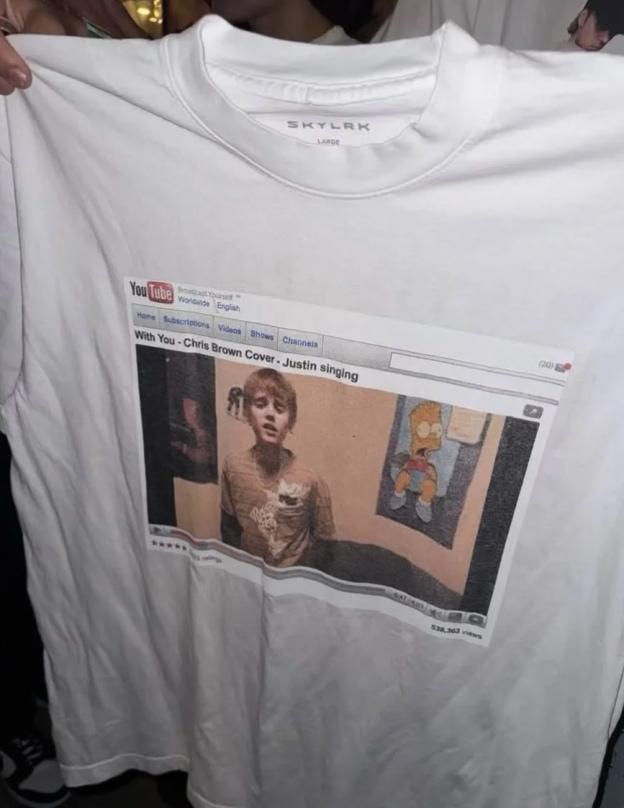 Justin Bieber 2026 Coachella Merch Inspired Bieber Youtube Tee