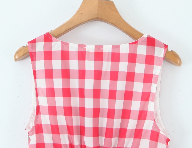 IVE Yujin Inspired Gingham Dress