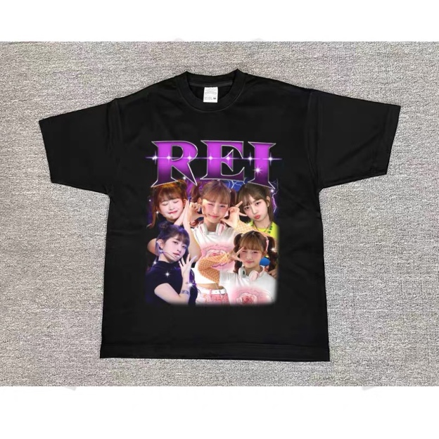 IVE Custom Member Printed Retro Washed T-Shirt