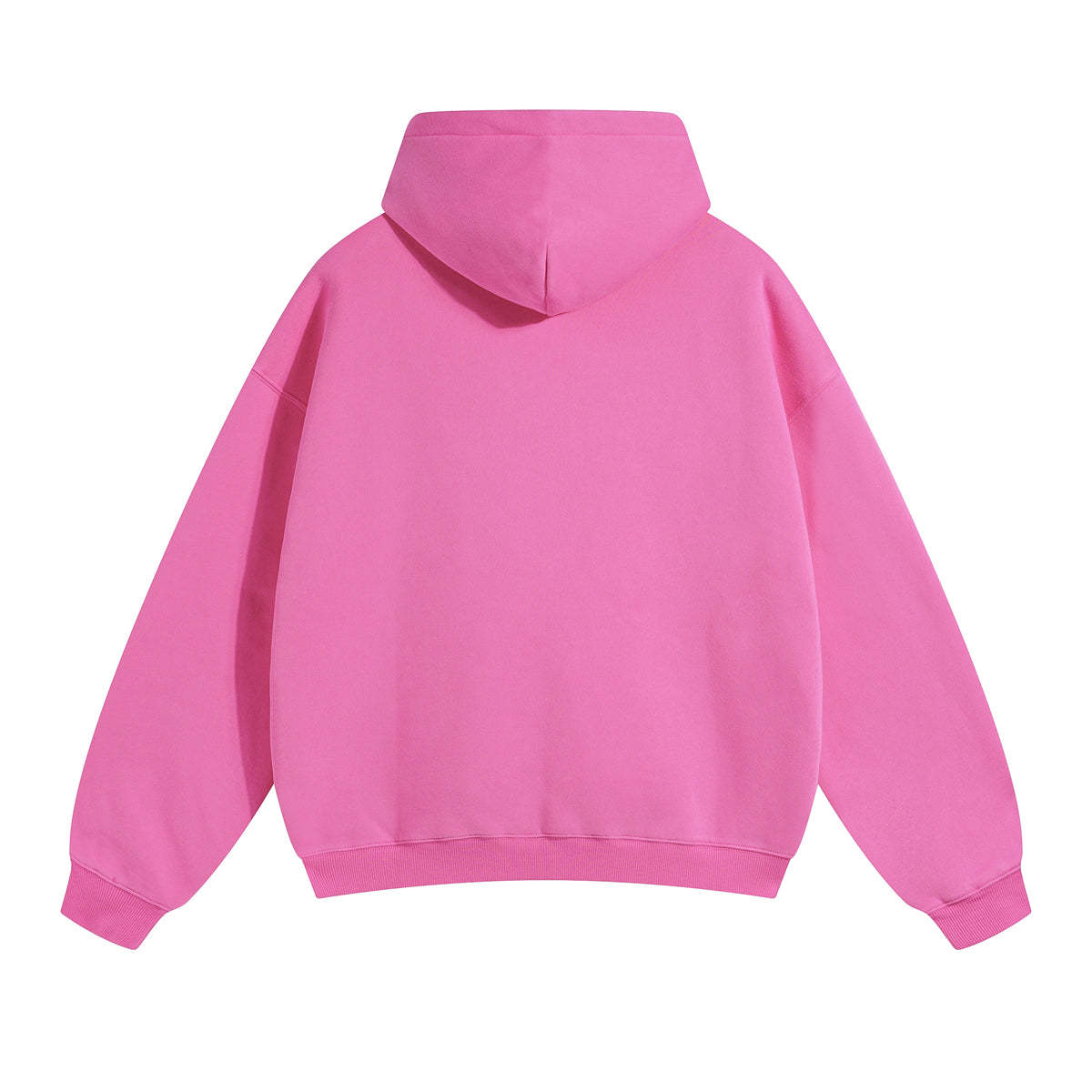 Cream&Pink-Oversized hoodie sets