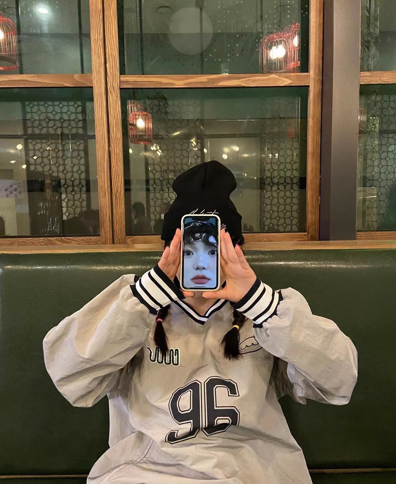 Blackpink Jennie Embroidered Baseball Jersey inspired Hoodie