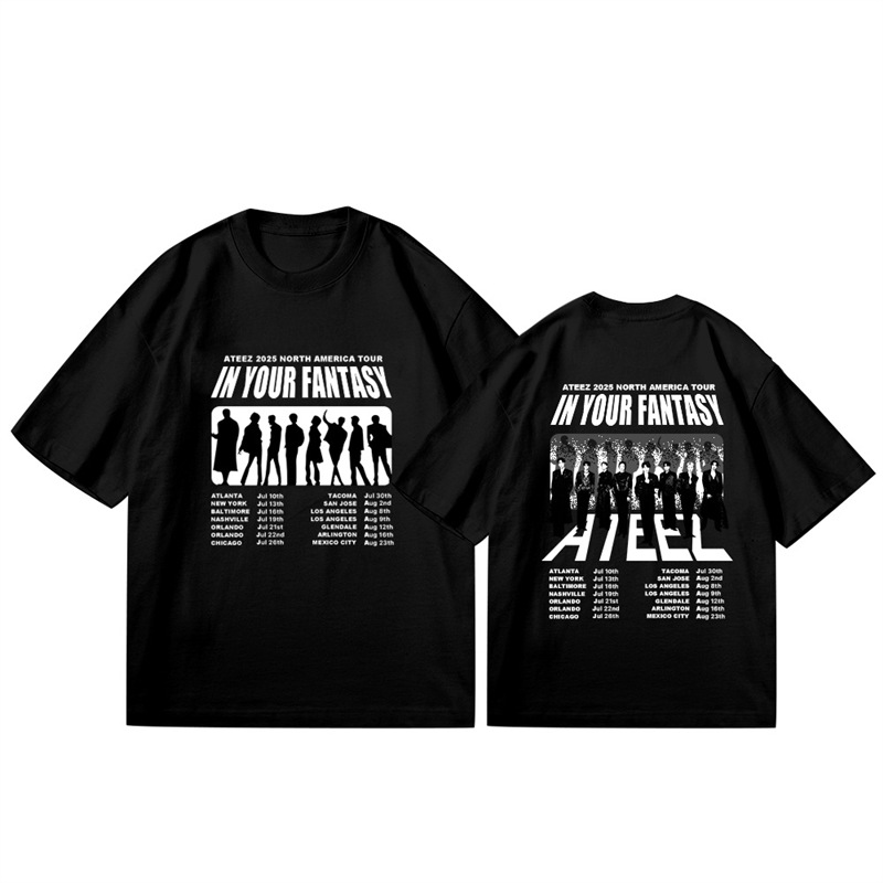 ATEEZ 2025 In Your Fantasy World Tour Merch Inspired T-Shirt