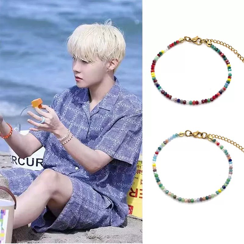 BTS J-Hope Inspired Faceted Bead DIY Bracelet Kit
