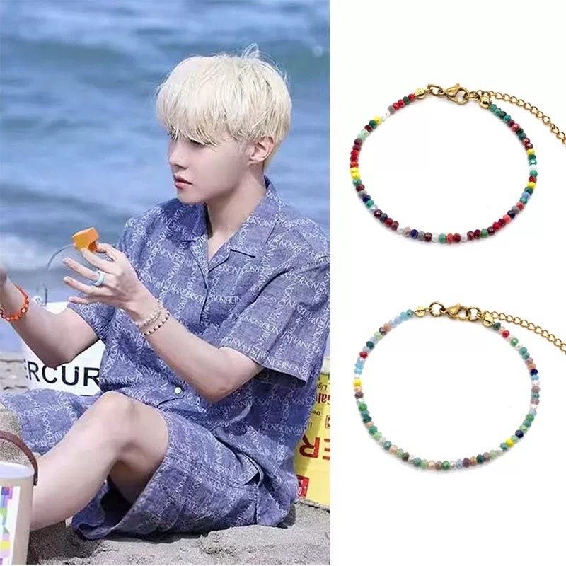 BTS J-Hope Inspired Faceted Bead DIY Bracelet Kit