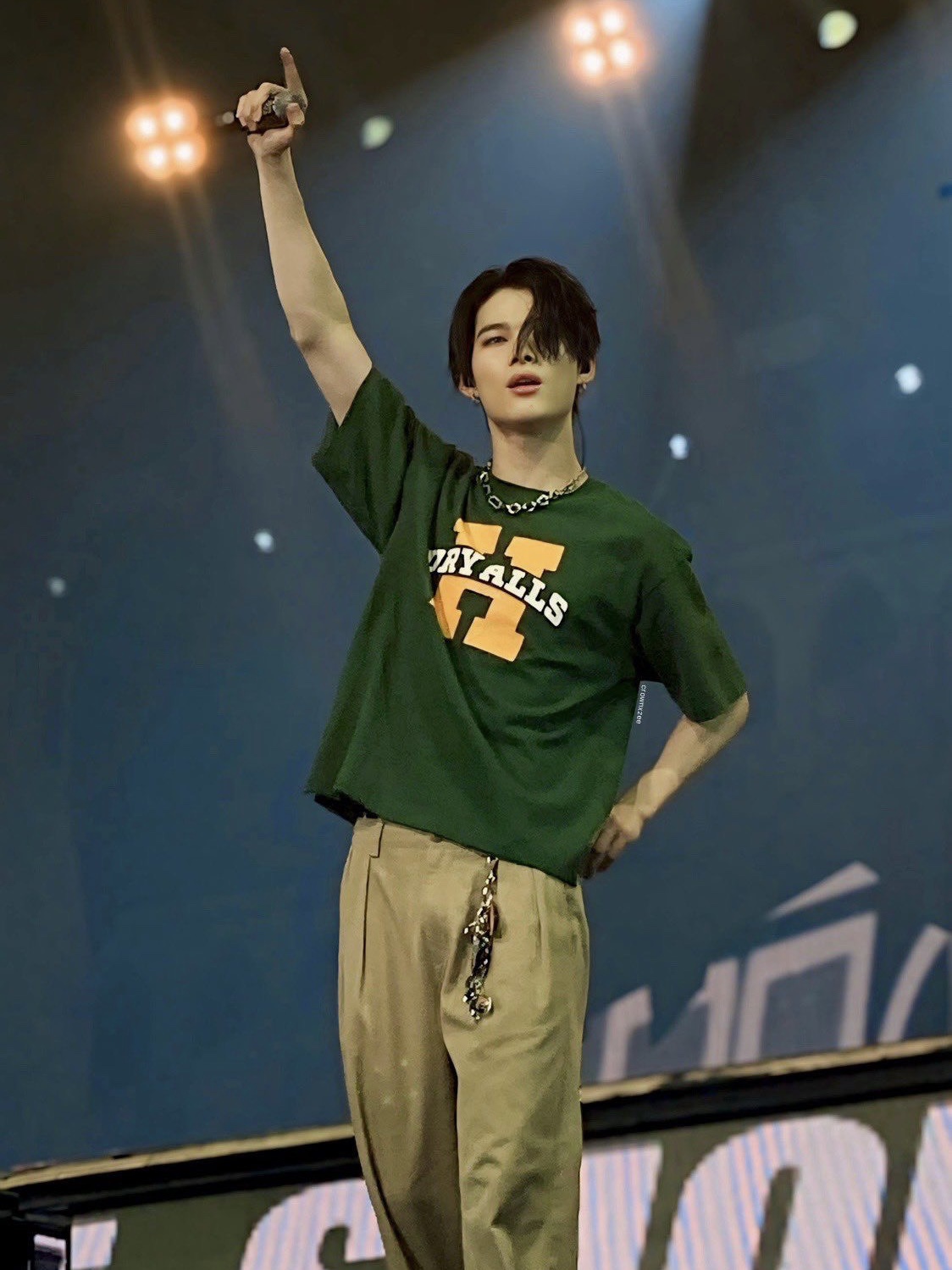 Enhypen Niki Inspired H Letter Print T-Shirt