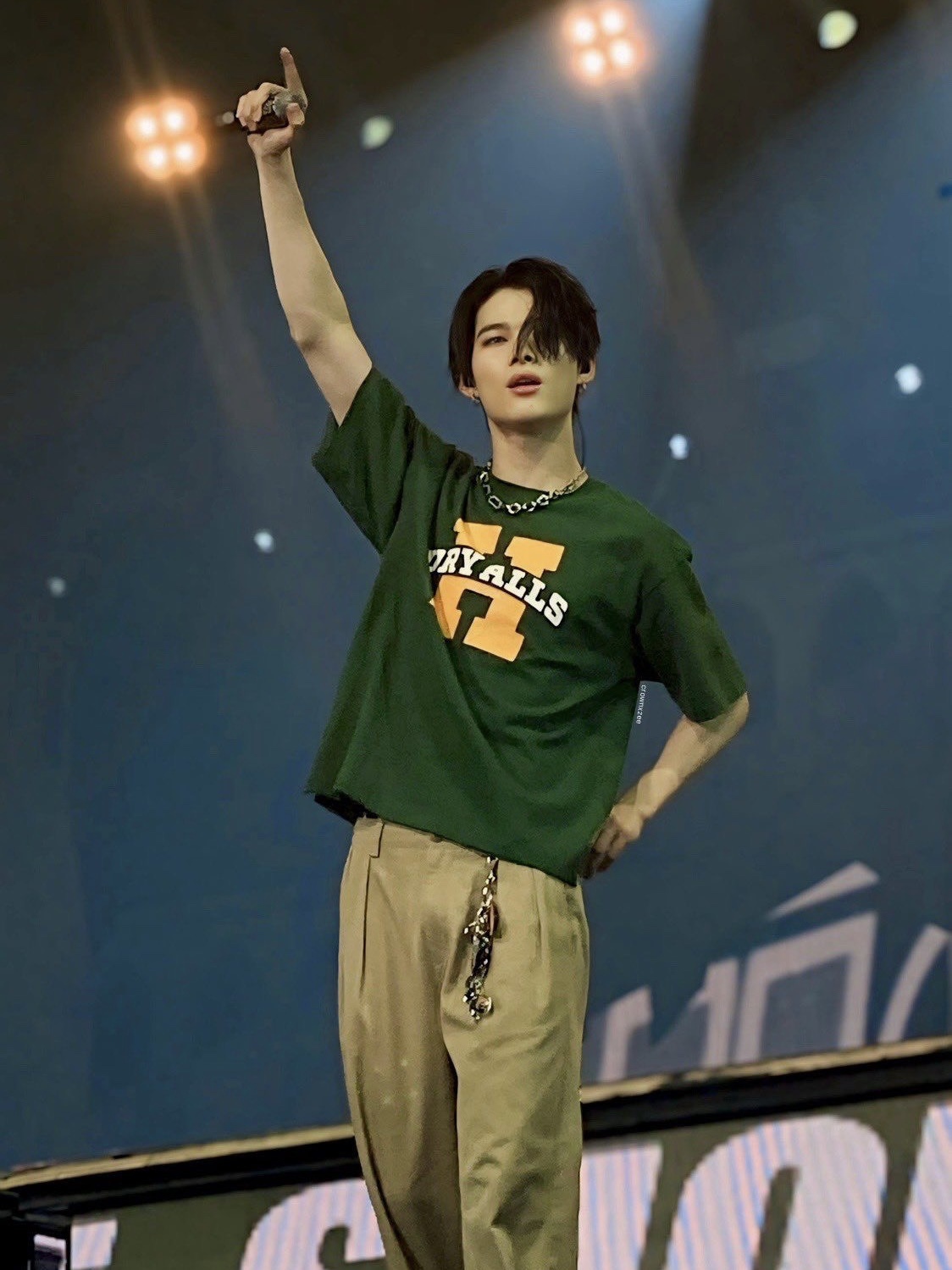 Enhypen Niki Inspired H Letter Print T-Shirt