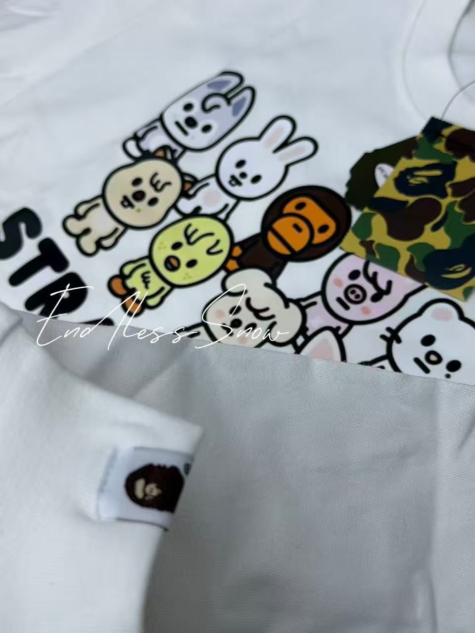 Stray Kids BAPE Inspired Long Sleeve T-Shir