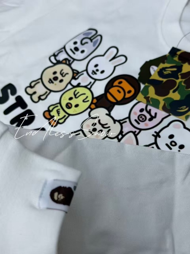 Stray Kids BAPE Inspired Long Sleeve T-Shir
