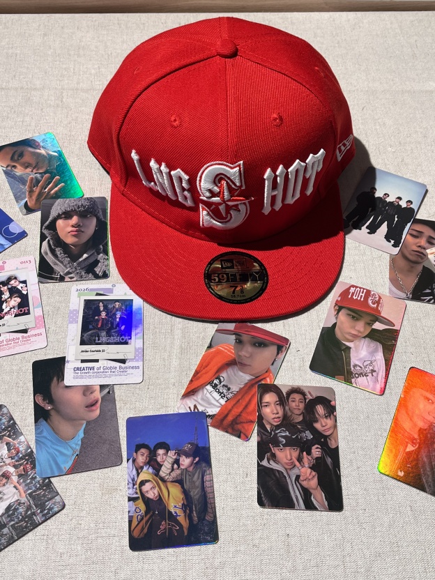 lngshot inspired Red Blue Embroidered Baseball Cap Hat 